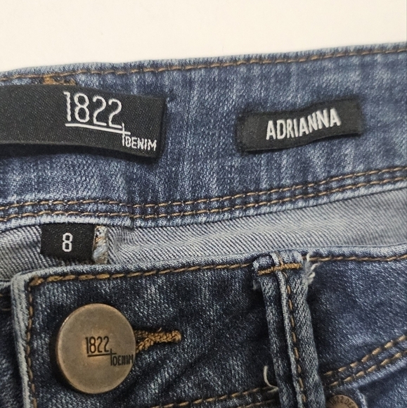 1822 Denim Women's Jeans Size 8 Adrianna Denim - Picture 4 of 14